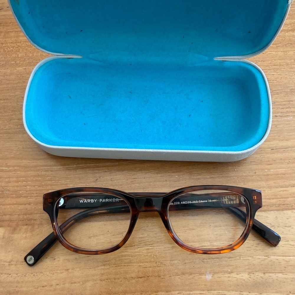 Warby Parker Webb Tortoise Shell Glasses